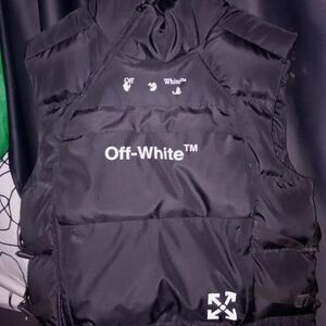 Off-White Black Puffer Vest